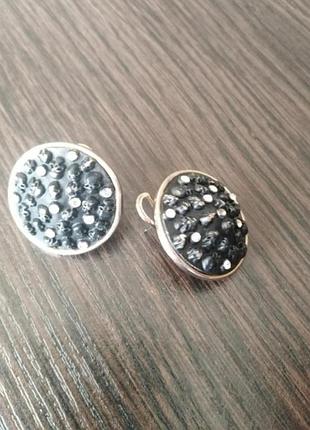 Серьги рисунок черепа🔥