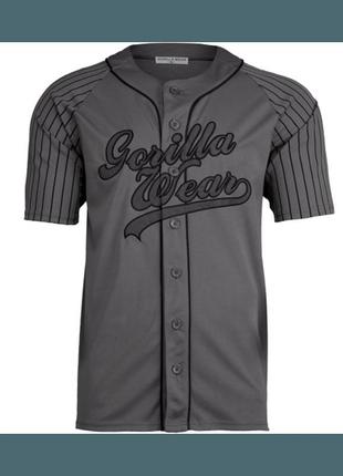 Футболка gorilla wear 82 jersey gray m (4384302081)1 фото