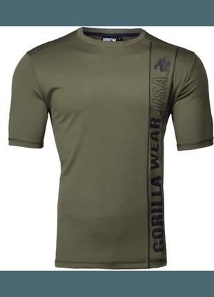 Футболка gorilla wear branson t-shirt army green/black 2xl (4384302147)