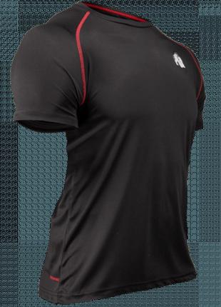 Футболка gorilla wear performance t-shirt black/red 4xl (4384302170)3 фото