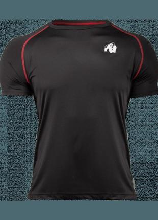 Футболка gorilla wear performance t-shirt black/red 4xl (4384302170)