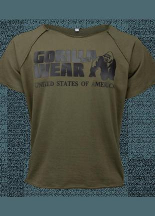 Футболка gorilla wear classic work out top army green  2xl/3xl (4384302274)