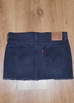 Джинсовая юбка levis размер xxs-s 2