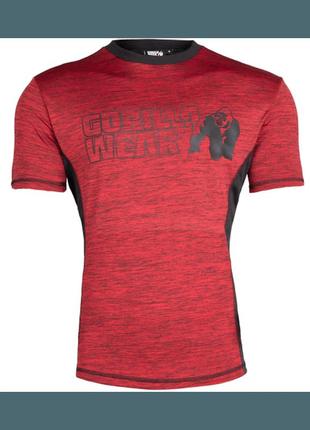 Футболка gorilla wear austin t-shirt - red/black 5xl (4384302101)