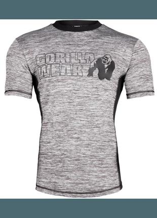 Футболка gorilla wear austin t-shirt - gray/black 3xl (4384302106)