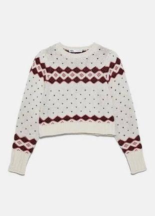 Zara свитер из шерсти4 фото