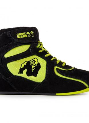 Кросівки gorilla wear chicago high tops 37 black neon lime (4384302330)