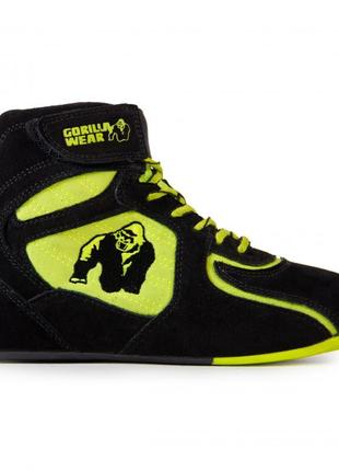 Кросівки gorilla wear chicago high tops 38 black neon lime (4384302331)