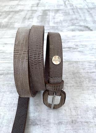 Шкіряний ремінь, пояс на талію esprit 100 % натуральна шкіра6 фото