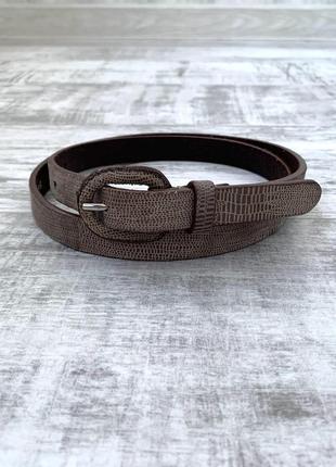 Шкіряний ремінь, пояс на талію esprit 100 % натуральна шкіра2 фото