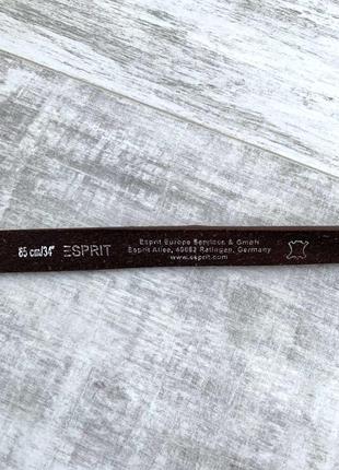 Шкіряний ремінь, пояс на талію esprit 100 % натуральна шкіра9 фото