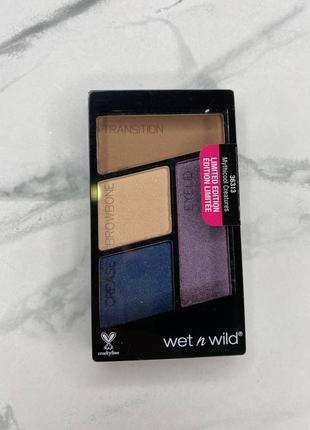 Палетка тіней для повік wet n wild coloricon eyeshadow quad mythicool creatures