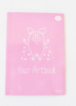 Блокнот 4profi artbook "spoony" pig 64 листа  формат а5 902705