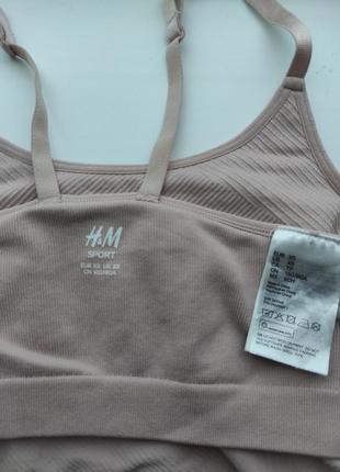 Бесшовный топ майка h&m7 фото