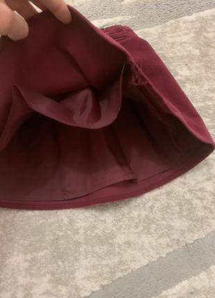 Спідниця вельвет спідничка юбка2 фото