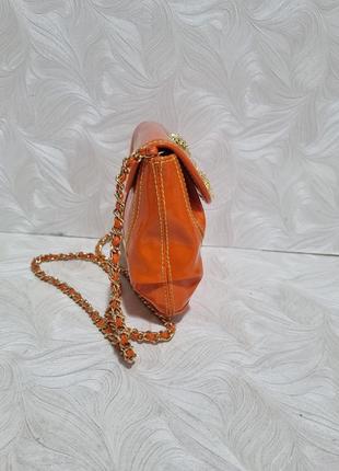 Лаковая кожаная сумочка silvio tossi, оригинал4 фото