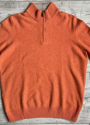 Светр gran sasso merino ultrafine cashmere half zip sweater