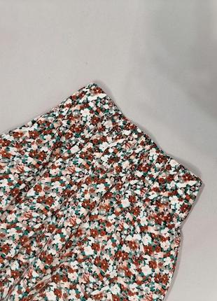 Длинная юбка вискоза в мелкий цветочек в винтажном стиле довга спідниця віскоза у вінтажному стилі2 фото
