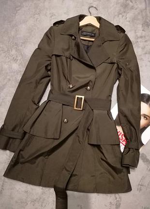 Идеальный плащ  zara ньюанс