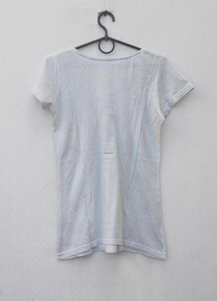 Бавовняна трикотажна блуза з мереживом4 фото