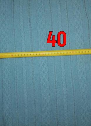 Свитер тонкий легкий нежный голубой шерсть в составе 30% marks&spencer 34-36р.2 фото