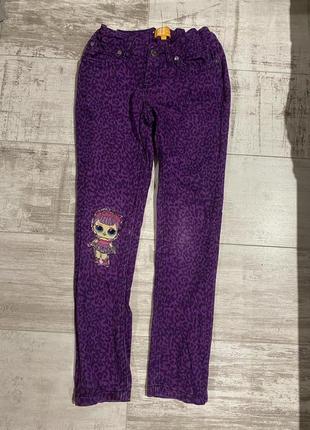 One one 💜💜💜детские фиолетовые штаны