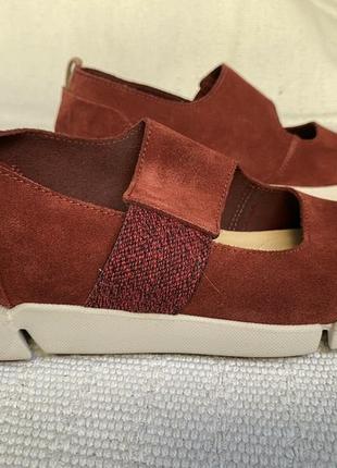 Р.38 clarks женские замшевые туфли  оригинал9 фото