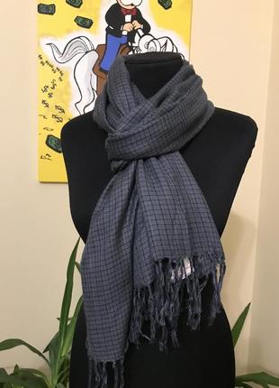 Великий палантин шарф натуральний
