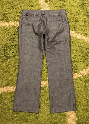 Esprit wool, широкие шерстяные брюки клёш, манжета внизу, в составе шерсть, на подкладке , оригинал германия2 фото