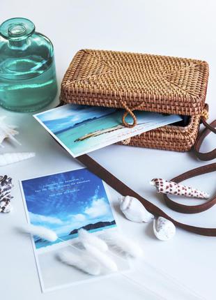 Прямоугольная сумочка с острова бали