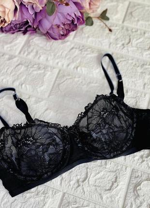 Чорний бюстгальтер 75 в