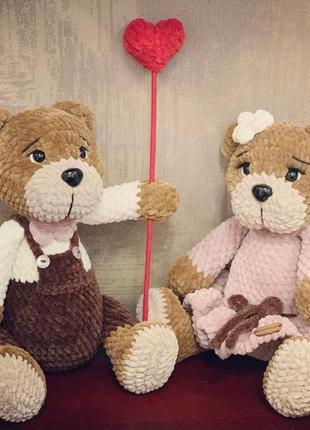 В'язання пов'язані плюшеві ведмедики