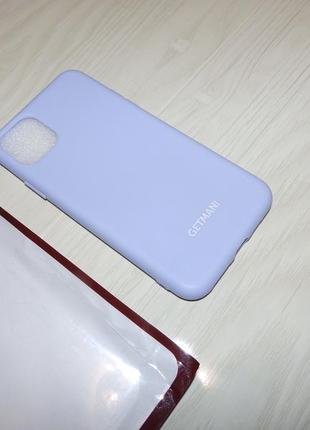 Чехол silicone case for magnet для apple iphone 11 pro max (6.5") getman сиреневый4 фото