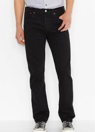 Оригинальные черные мужские джинсы левайс джинси чорні чоловічі levis 501 w32 l34🇺🇸🇵🇰1 фото