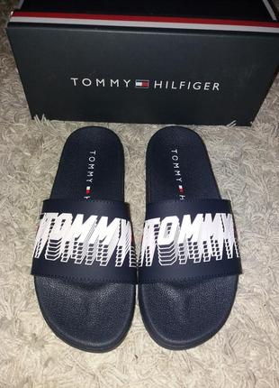 Шлепанцы tommy hilfiger unisex (us4; uk3.5;) стелька 23.510 фото