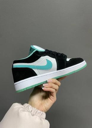 Nike air jordan 1 retro low “aurora”  женские кроссовки 🆕 найк аир джордан4 фото