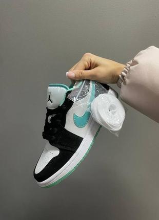 Nike air jordan 1 retro low “aurora”  женские кроссовки 🆕 найк аир джордан6 фото