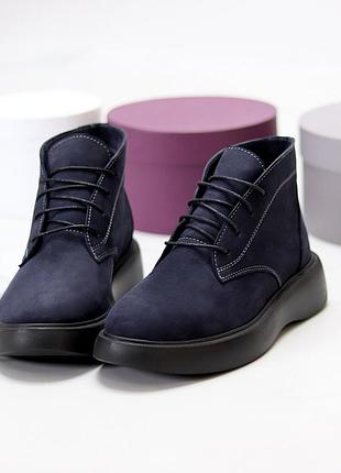 Ботинки женские нубук