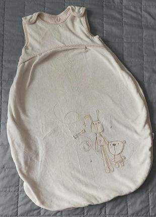❤️ велюровой спальный мешок для малыша