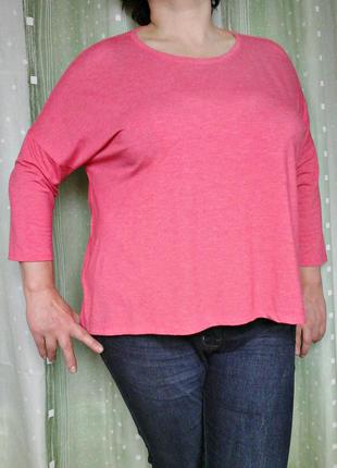 Кофта, лонгслив з м'якого трикотажу, оверсайз