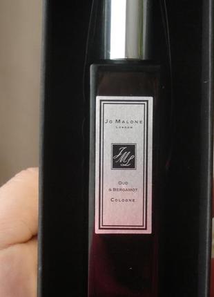 Скидка! jo malone oud & bergamot .парфюмированная вода 30 мл6 фото