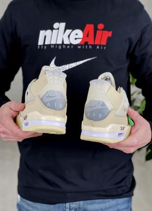 Кросівки jordan 4 310806-102 off-white sail кроссовки4 фото