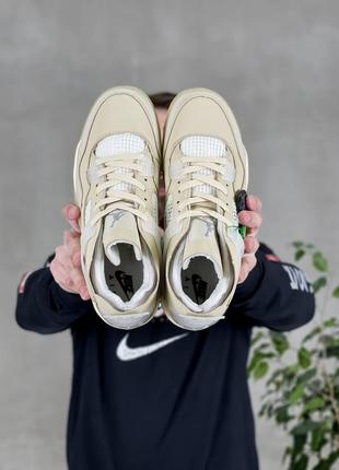 Кросівки jordan 4 310806-102 off-white sail кроссовки8 фото