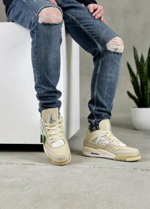 Кросівки jordan 4 310806-102 off-white sail кроссовки2 фото