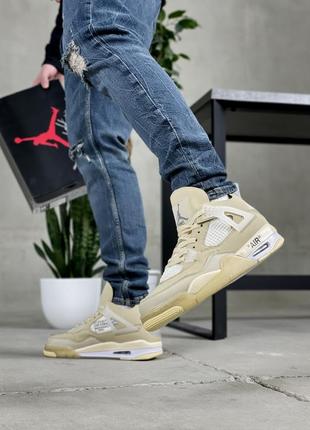 Кросівки jordan 4 310806-102 off-white sail кроссовки10 фото