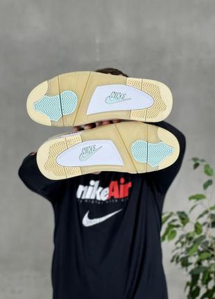 Кросівки jordan 4 310806-102 off-white sail кроссовки6 фото