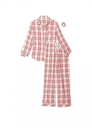 Victoria ́s victorias secret віктория сикрет піжама, костюм для сну flannel long pj set2 фото