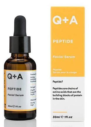 Пептидний сироватка для обличчя q+a peptide facial serum, 30 мл