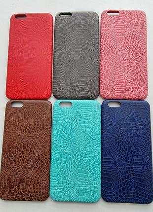 Кожаный чехол на iphone 6+