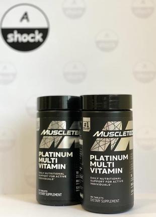 Вітаміни і мінерали для чоловіків muscletech essential platinum series multi vitamin (90 таблеток.)